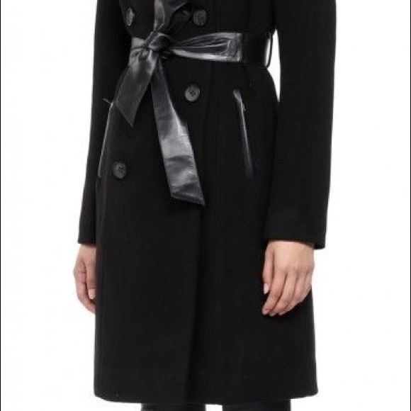 *Sold* Mackage Belted Wool Blend Coat - Picture 7 of 11